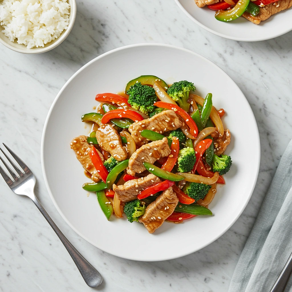 Pork and Vegetable Stir Fry