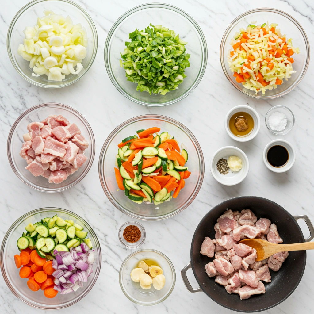 Pork and Vegetable Stir Fry