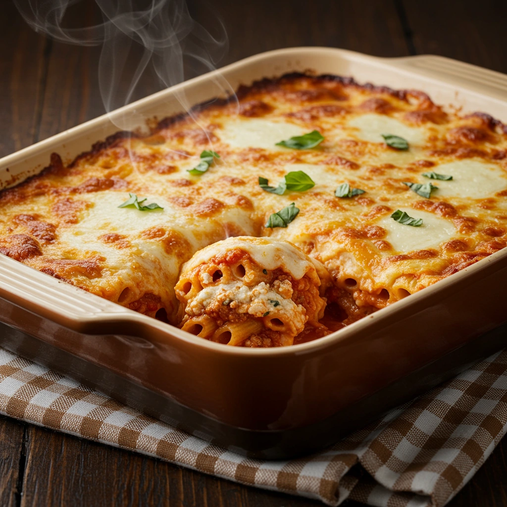 baked ziti recipe no meat