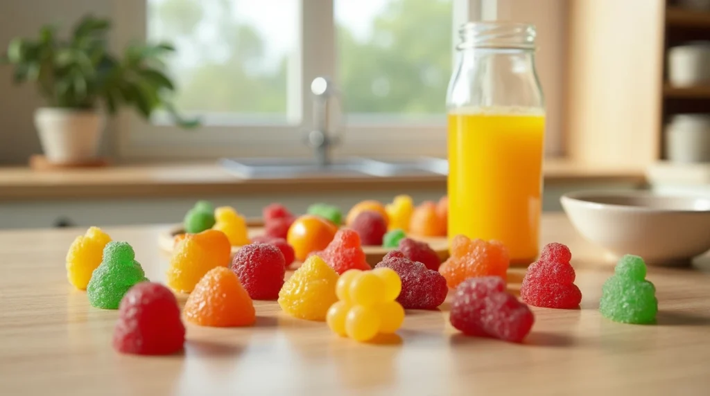 Assorted Vegan and Dairy-Free Gummies for Healthy Snacking
