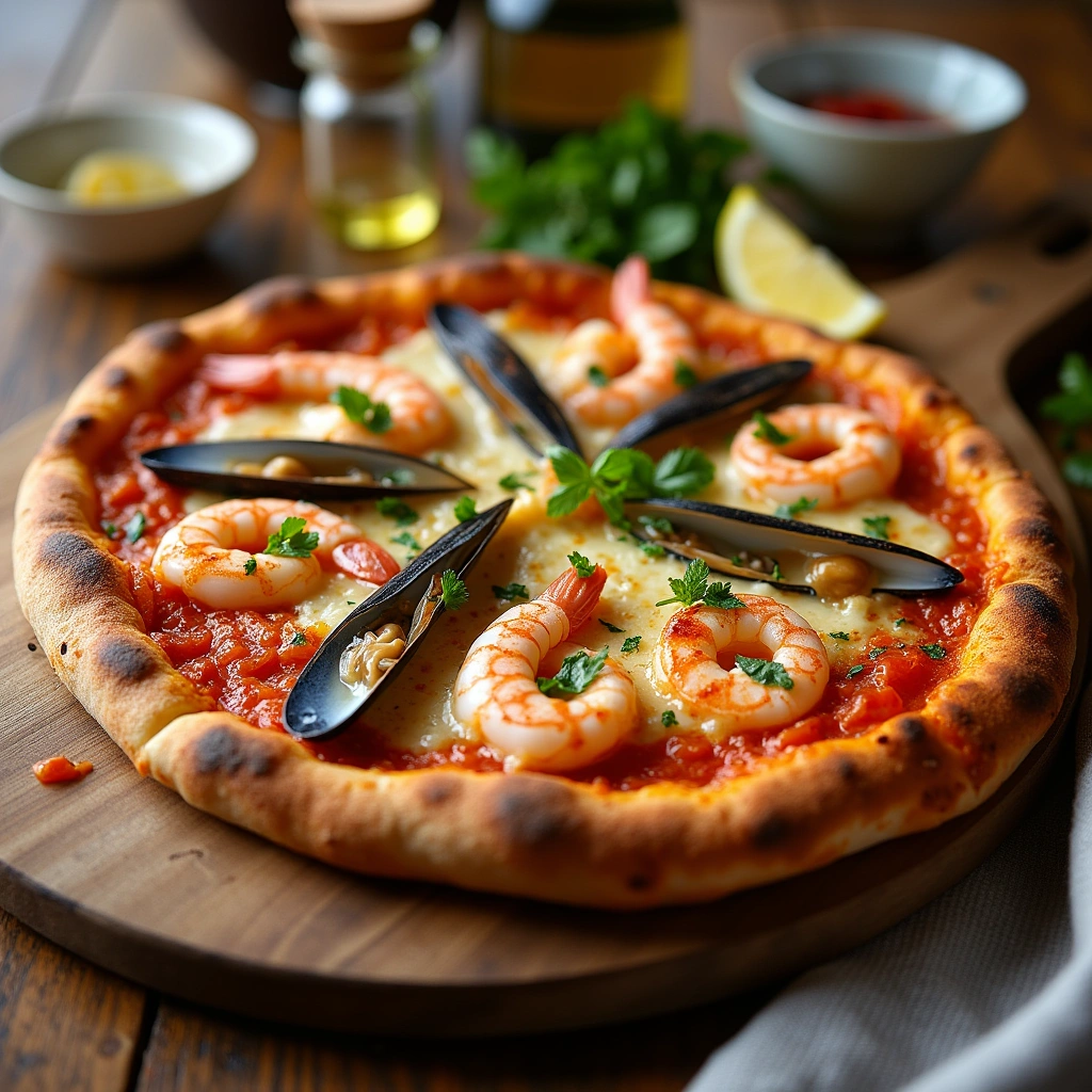 Seafood Pizza