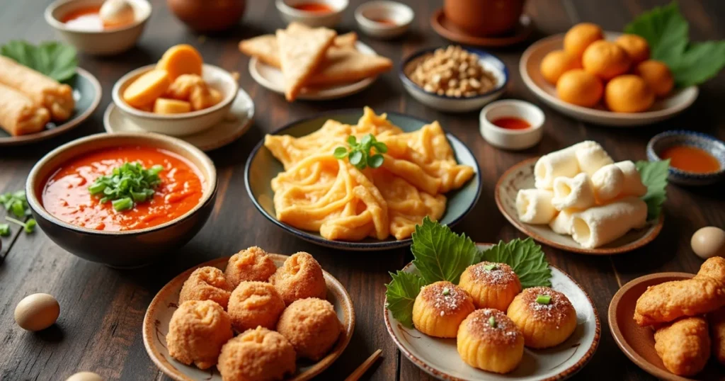 Delightful Assortment of Korean Street Foods