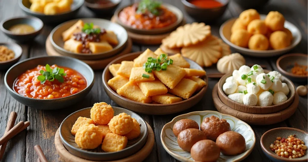 Mouth-Watering Korean Snack Display