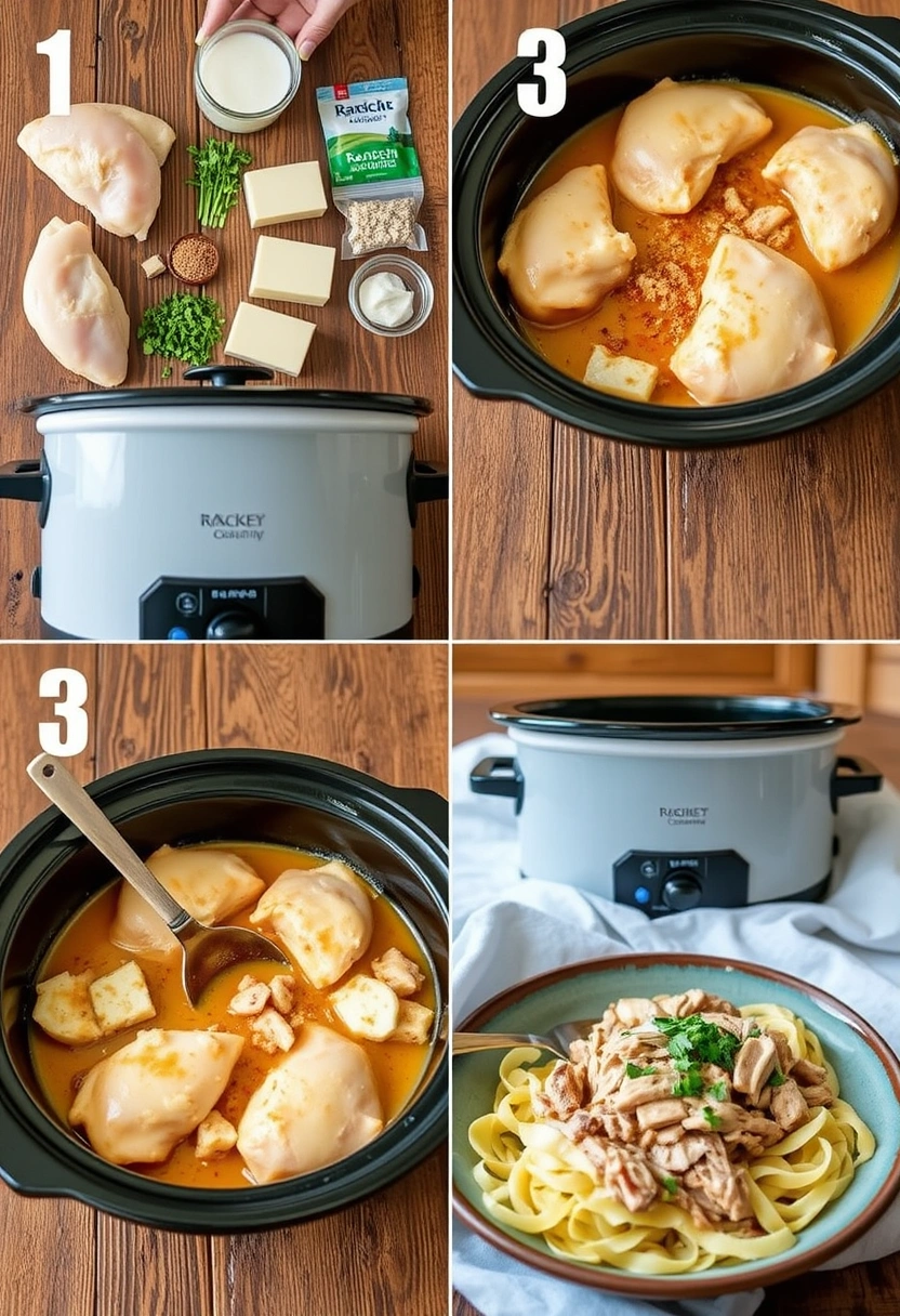 cream cheese chicken crock pot