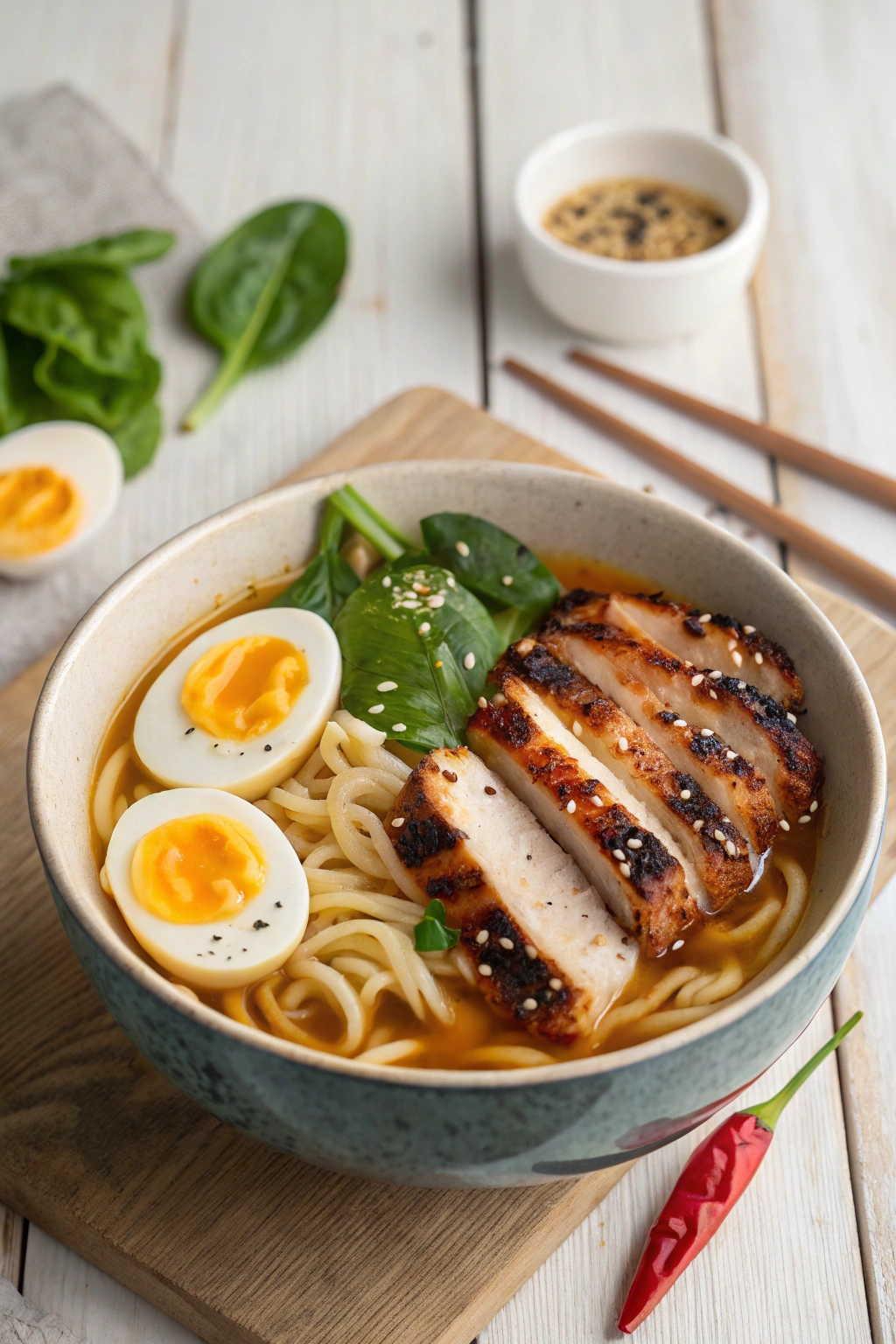 Chicken and Ramen Noodles