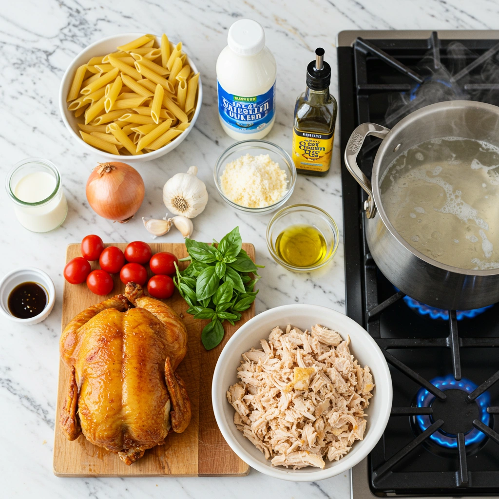 Rotisserie Chicken Pasta Recipe