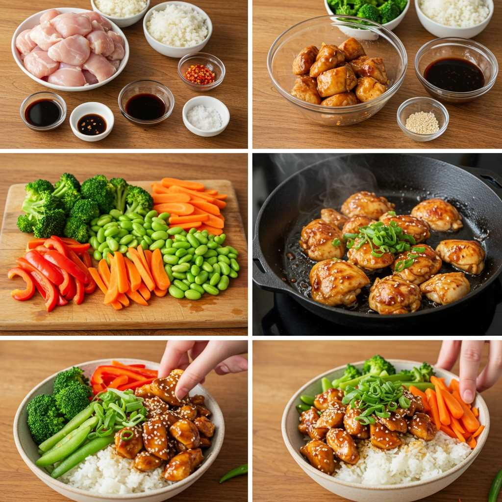 asian chicken bowl