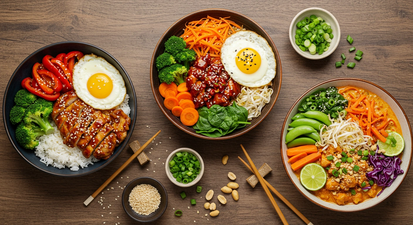 asian chicken bowl