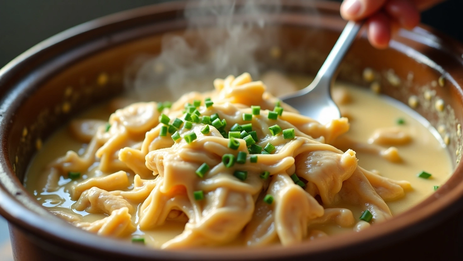 chicken and cream cheese slow cooker