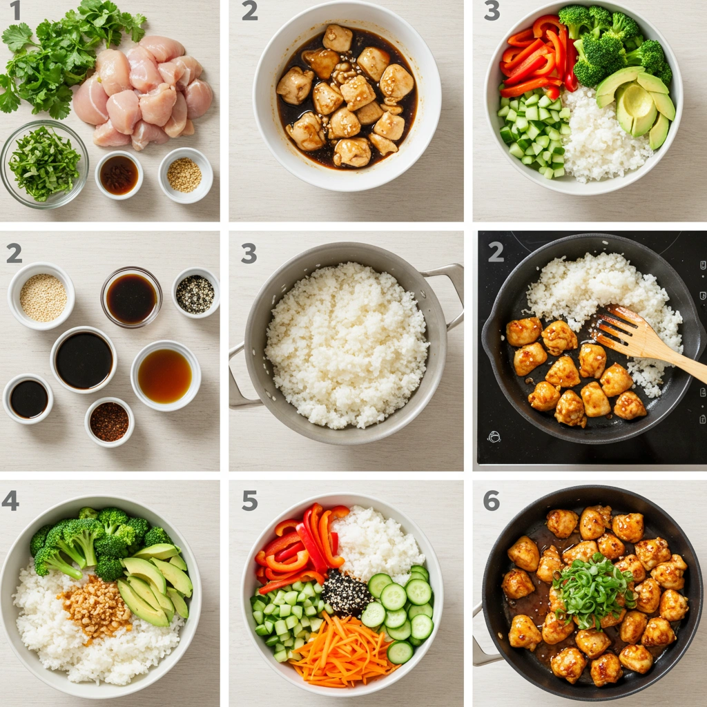 chicken and rice bowl recipe
