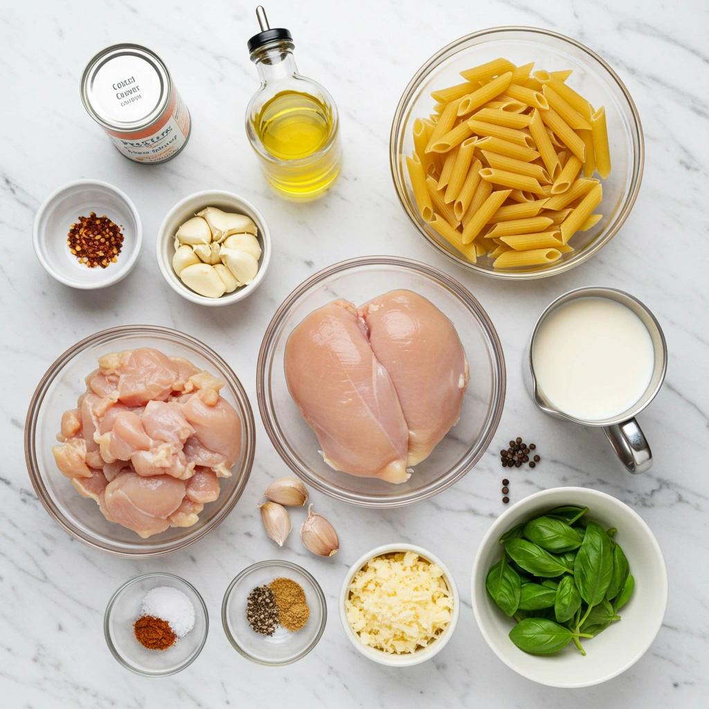 chicken pasta dish