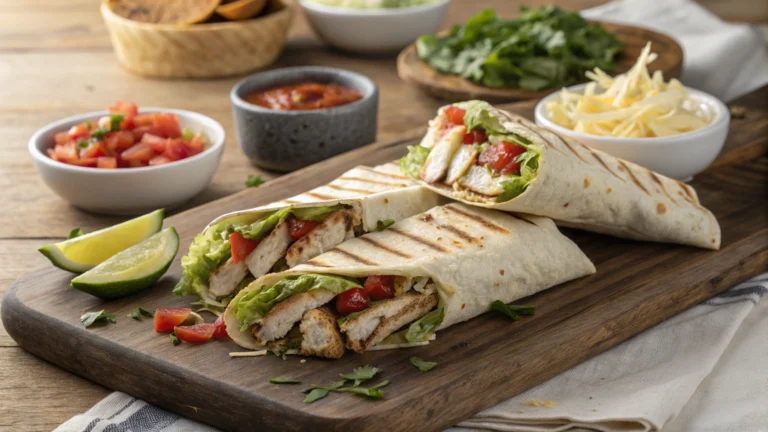 how to make chicken wraps
