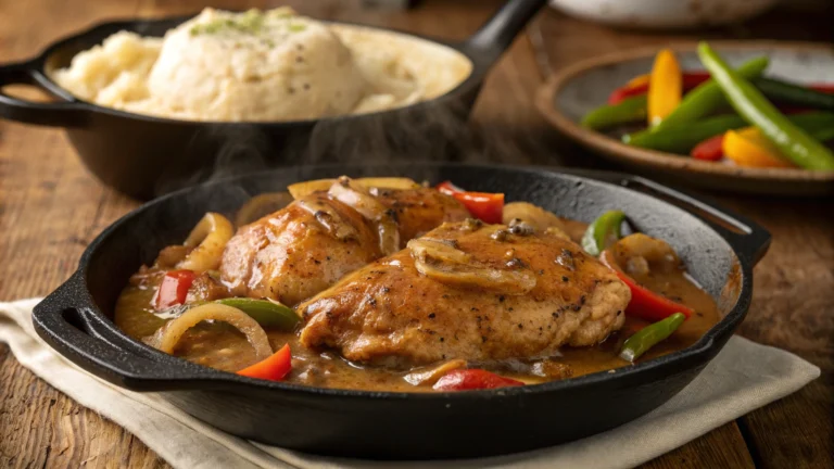 smothered chicken and gravy
