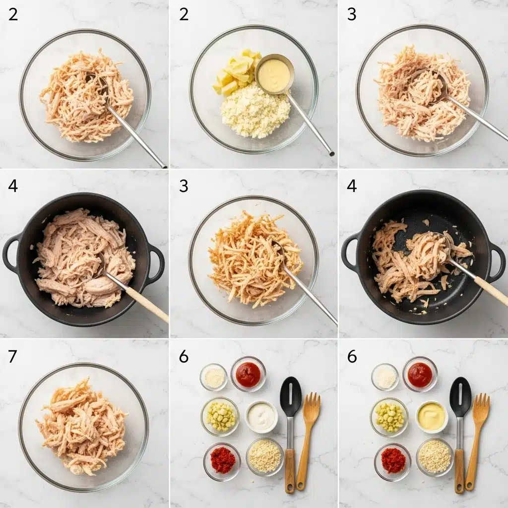 crockpot shredded chicken
