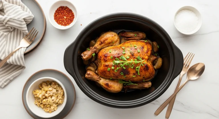 roast chicken in crock pot