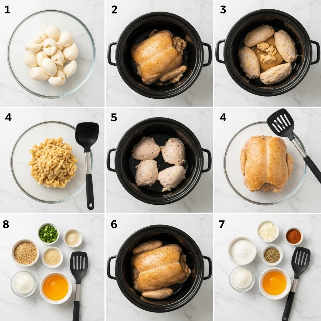 roast chicken in crock pot