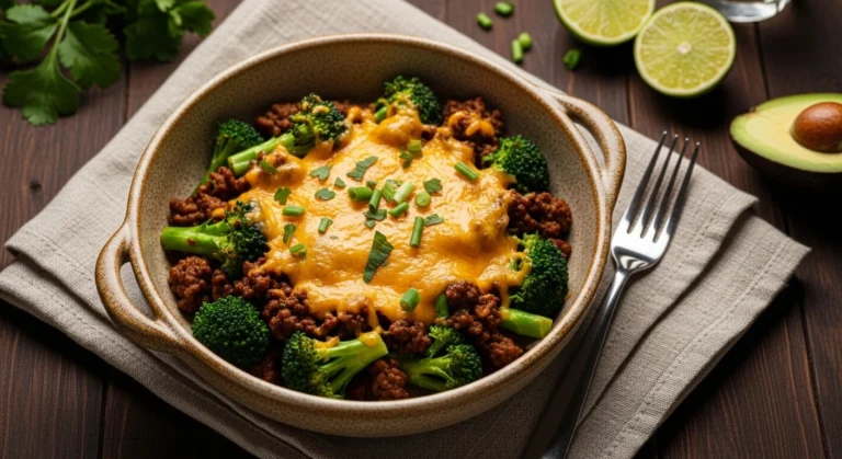 Easy Keto Ground Beef Skillet Dinner