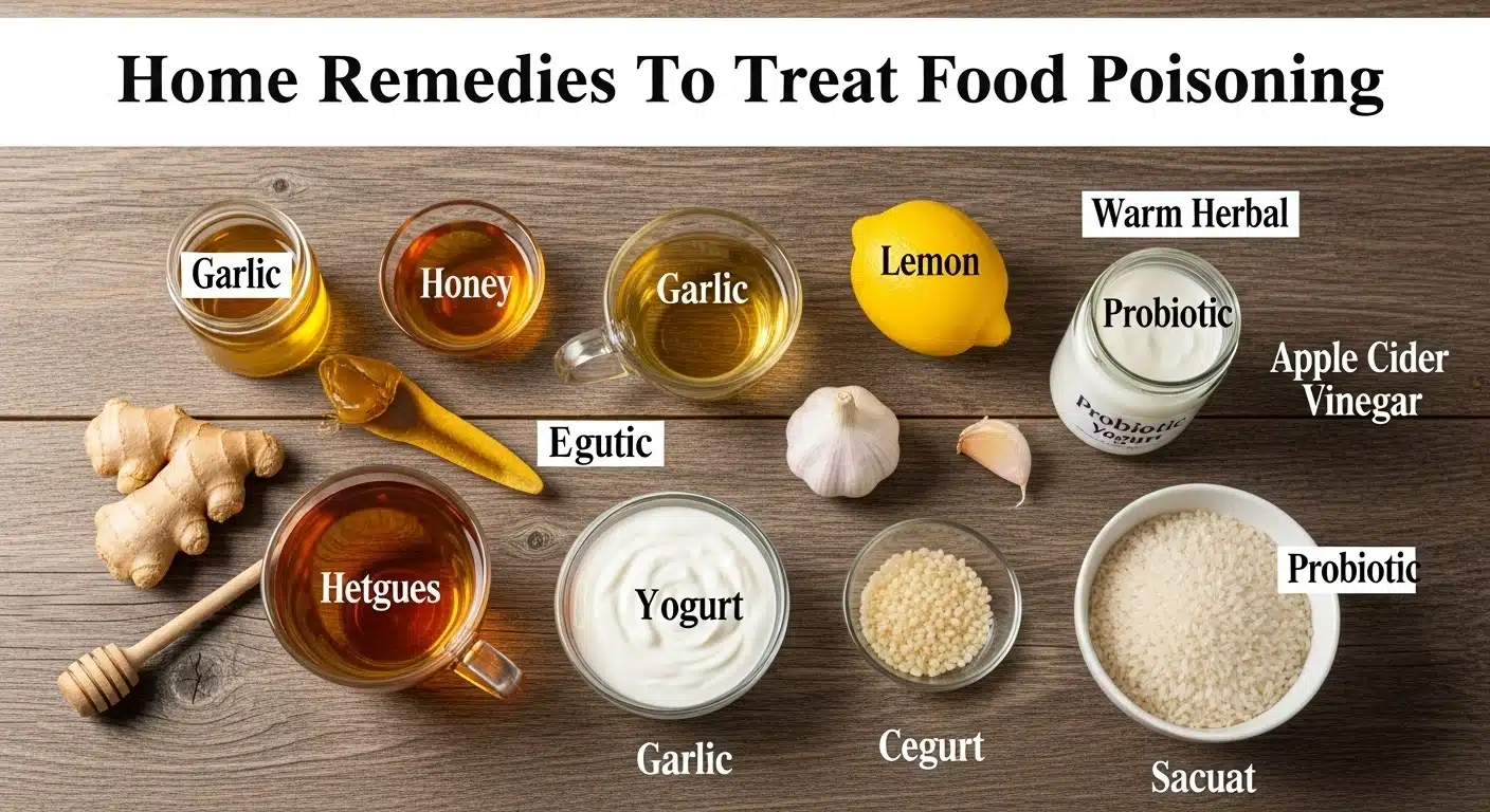 Home Remedies To Treat Food Poisoning