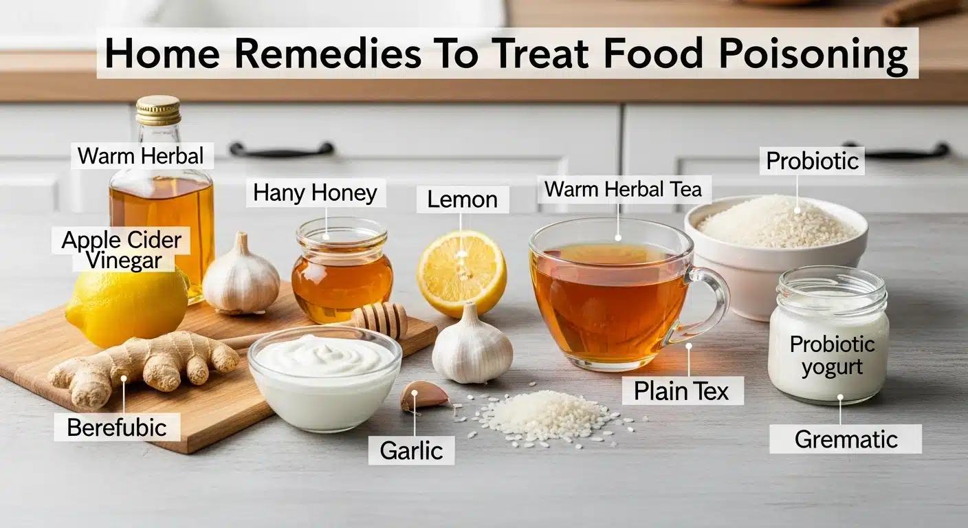 Home Remedies To Treat Food Poisoning