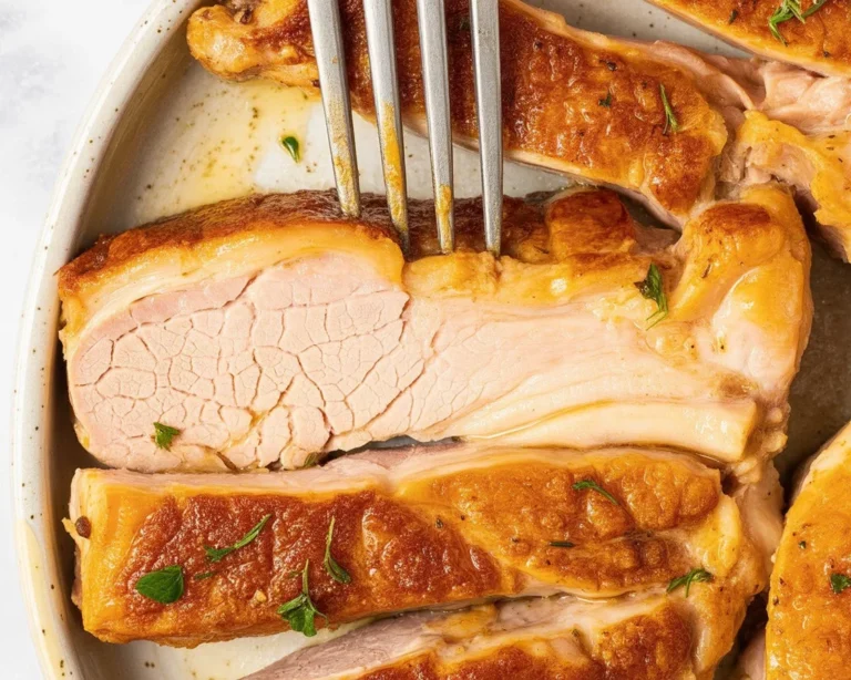 Delicious oven-baked boneless pork chops seasoned and cooked to perfection.