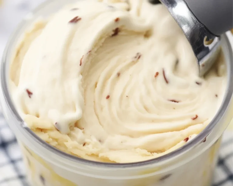 Delicious Ninja Creami cookie dough ice cream with chocolate chip chunks