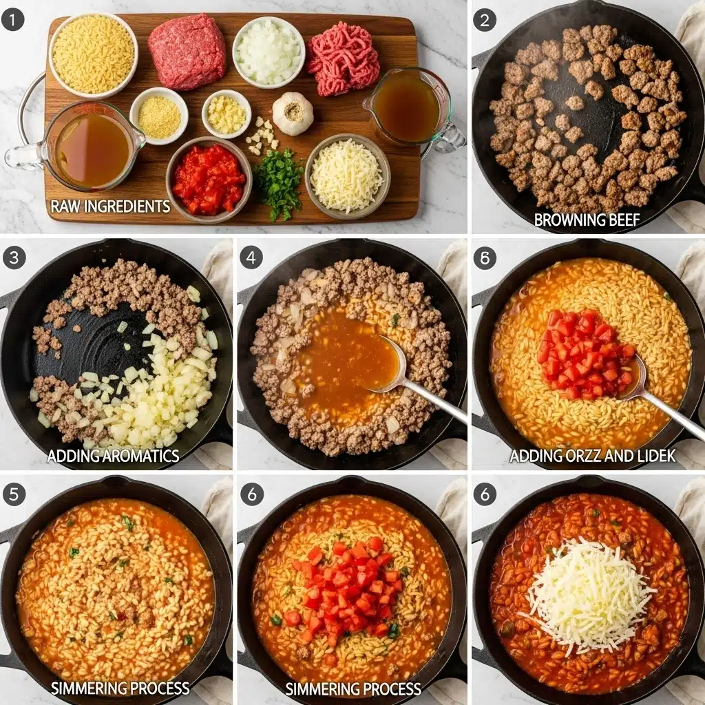 ground beef orzo recipes