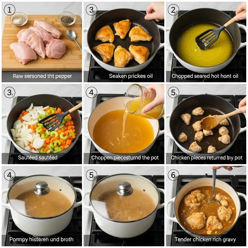 stewed chicken