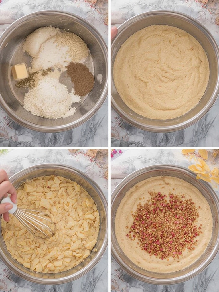 Dessert Preparation Steps